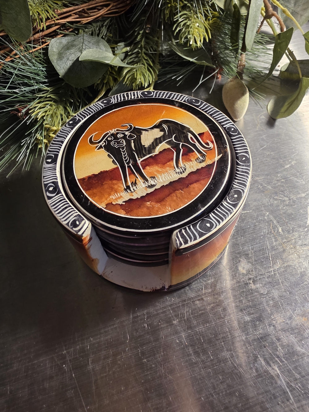 Hand Carved African Soap Stone Coasters